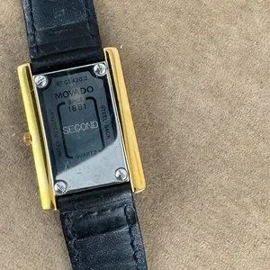 Movado | Accessories | Vintage Movado 8k Yellow Gold Plating  display picture 3